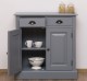 Cabinet with drawer, 2 doors and 2 drawers