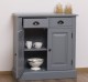 Cabinet with drawer, 2 doors and 2 drawers