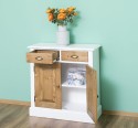 Cabinet with drawer, 2 doors and 2 drawers