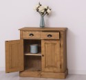 Cabinet with drawer, 2 doors and 2 drawers