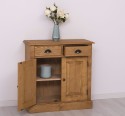 Cabinet with drawer, 2 doors and 2 drawers