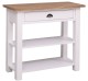 Console with 1 drawer, oak top