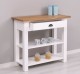 Console with 1 drawer, oak top