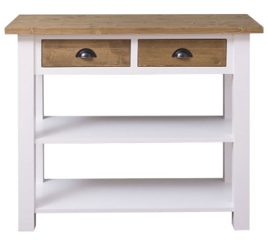 Console with 2 shelves