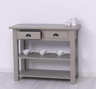 Console with 2 shelves