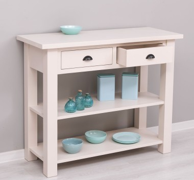 Console with 2 shelves