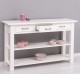 Console with 2 shelves, 3 drawers