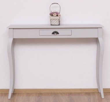 Console with curved legs, 1 drawer