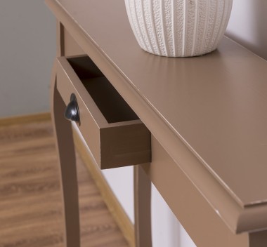 Console with curved legs, 1 drawer