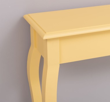 Console with curved legs, 1 drawer