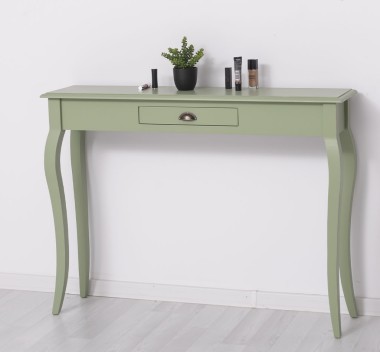 Console with curved legs, 1 drawer