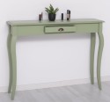 Console with curved legs, 1 drawer