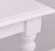 Console with turned legs, 1 shelf