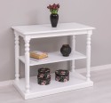 Console with turned legs, 1 shelf