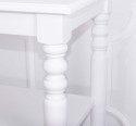 Large console with turned legs, 1 shelf