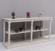 Large console with turned legs, 1 shelf