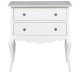 Console with curved legs, 2 drawers