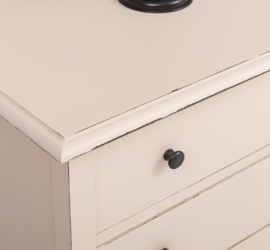 Console with curved legs, 2 drawers