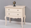 Console with curved legs, 2 drawers