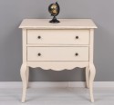 Console with curved legs, 2 drawers