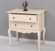 Console with curved legs, 2 drawers