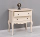 Console with curved legs, 2 drawers