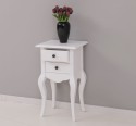 Small console, curved legs, 2 drawers