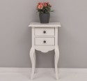 Small console, curved legs, 2 drawers