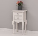 Small console, curved legs, 2 drawers