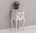 Small console, curved legs, 2 drawers