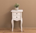 Small console, curved legs, 2 drawers