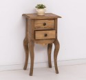 Small console, curved legs, 2 drawers