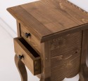 Small console, curved legs, 2 drawers