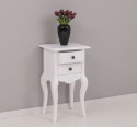 Small console, curved legs, 2 drawers