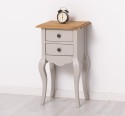 Small console, curved legs, 2 drawers