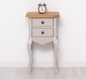 Small console, curved legs, 2 drawers