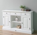 Chest of drawers with 2 doors, 3 drawers, open space