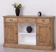 Chest of drawers with 2 doors, 3 drawers, open space