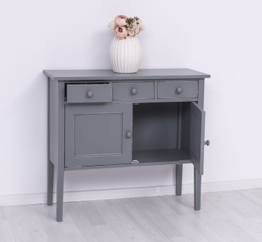 Console with 2 doors, 3 drawers