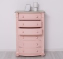 Chest of drawers with 6 curved drawers, Directoire Collection