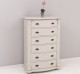 Chest of drawers with 6 curved drawers, Directoire Collection