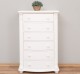 Chest of drawers with 6 curved drawers, Directoire Collection