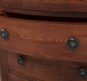 Chest of drawers with 6 curved drawers, Directoire Collection