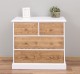 Chest of drawers with 2 narrow drawers + 2 wide drawers