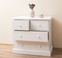 Chest of drawers with 2 narrow drawers + 2 wide drawers