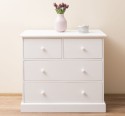 Chest of drawers with 2 narrow drawers + 2 wide drawers