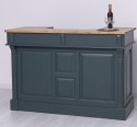 Bar 160cm, oak top