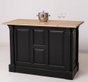 Counter with 1 door and a shelf, oak top