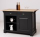 Counter with 1 door and a shelf, oak top