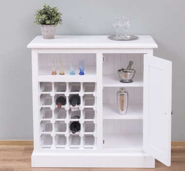 Small bar furniture with winerack